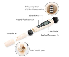 IONIX 4-in-1 Professional Hydrogen / PH / ORP / Temperature Meter