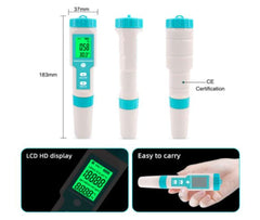 IONIX 7 in 1 PH/TDS/EC/ORP/S.G/Salinity/Temperature Multi-Parameter Pocket Water