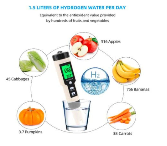 IONIX 4-in-1 Professional Hydrogen / PH / ORP / Temperature Meter