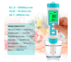 IONIX 7 in 1 PH/TDS/EC/ORP/S.G/Salinity/Temperature Multi-Parameter Pocket Water