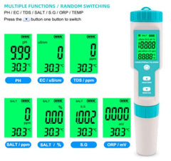 IONIX 7 in 1 PH/TDS/EC/ORP/S.G/Salinity/Temperature Multi-Parameter Pocket Water