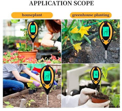 Ionix Soil Tester PH Meter / 4-in-1 Moisture Gardening