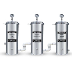 Ionix Crown tank filter system, SS-304 High pressure High capacity filter systems, Water filter for housing societies, Hospitals, schools, High volume Usage,upto 50000 liters per day