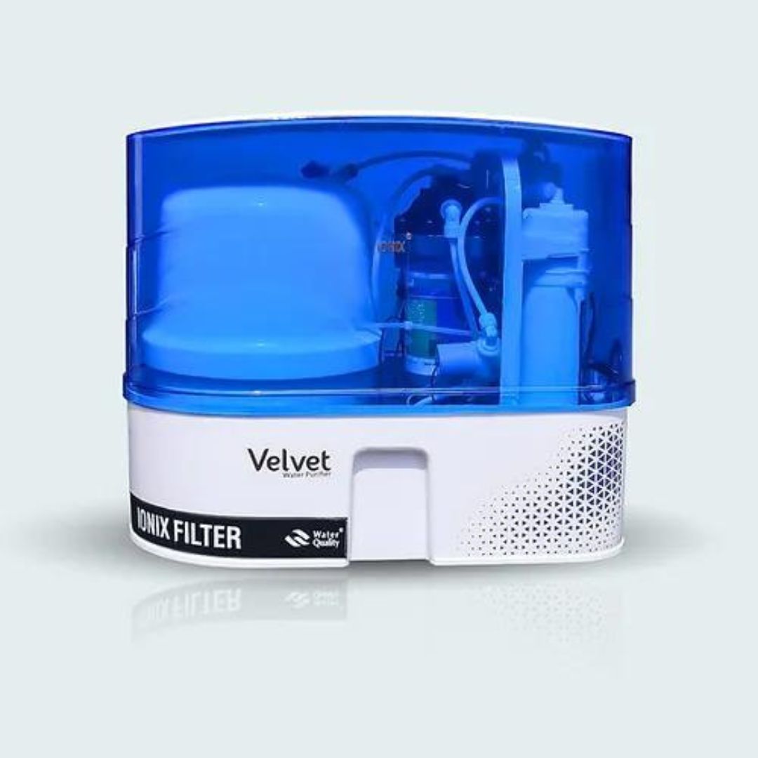 Ionix Velvet Under Sink RO Water Purifier - Alkaline + Copper + Minerals Retention Technology