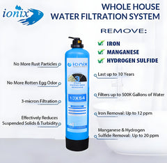 Ionix Excess Iron Remover & Water Softener 13x54 vessel , Perfect Solution for Iron related issues