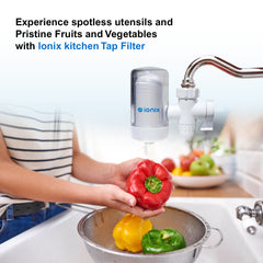 Ionix 4BHK - Family Kit for 4 BHK (1 Tap Filter + 4 Shower Filters + 1 Washing Machine Filter)